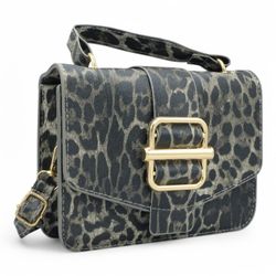 Eyecatcher Handtasche Glamour Leoparden-Handtasche mit goldener günstig online kaufen