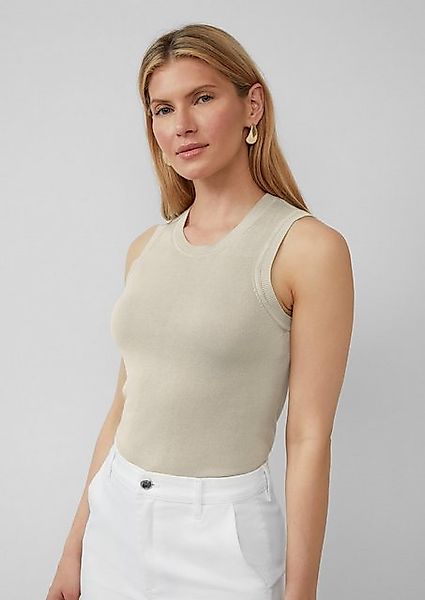 s.Oliver BLACK LABEL Pullunder Feinstrick-Top aus Viskose im Slim Fit Glitz günstig online kaufen