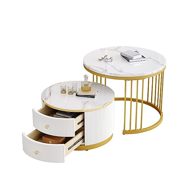 OKWISH Couchtisch Couchtisch-Set in Nestform (Sofatisch, günstig online kaufen