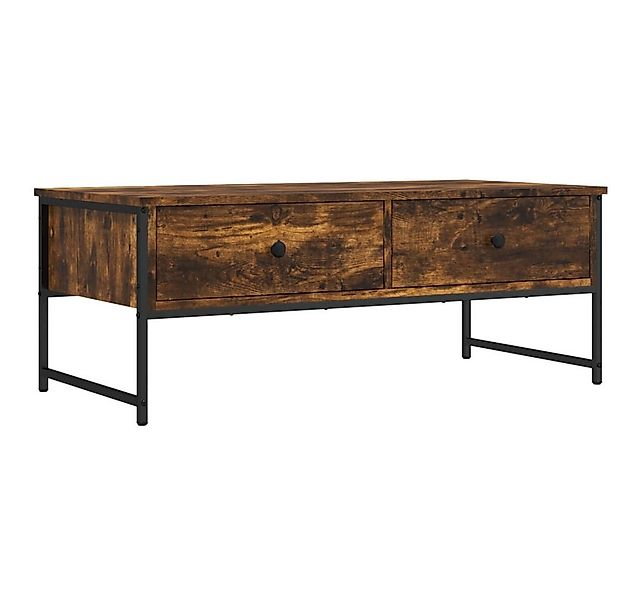 vidaXL Couchtisch Couchtisch Räuchereiche 101x49x39,5 cm Holzwerkstoff (1-S günstig online kaufen