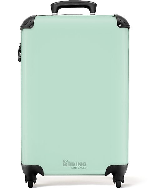 NoBoringSuitcases.com© Hartschalen-Trolley Pastellgrün 55x35x20cm, 4 Rollen günstig online kaufen