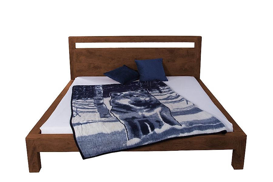 SAM® Massivholzbett Belar, Doppelbett, massives Akazien-Holz, günstig online kaufen