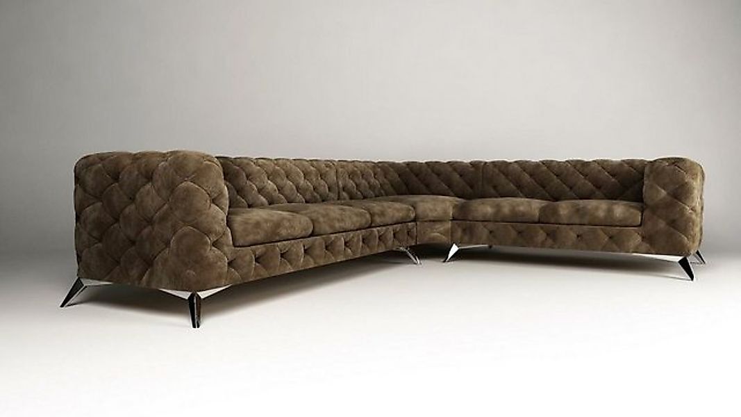 JVmoebel Ecksofa Luxus Chesterfield Wohnlandschaft Polster Eck-Sofa Ecksofa günstig online kaufen