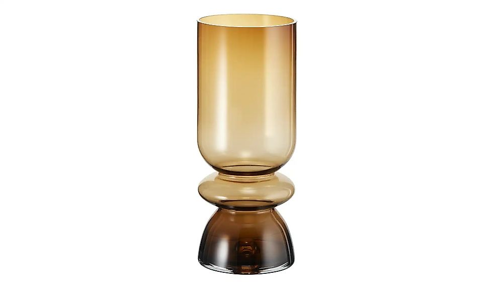 HOME STORY Vase   ¦ braun ¦ Glas ¦ Maße (cm): H: 36  Ø: 14.5 Accessoires > günstig online kaufen