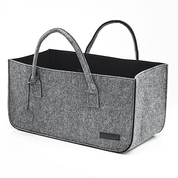 DuneDesign Einkaufskorb Schwerlast Filztasche 50x25x25 Filz günstig online kaufen