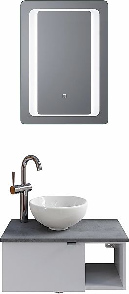 Saphir Badmöbel-Set "Serie 6915" 4 Stk. tlg. Gäste-Bad, 61 cm breit, mit LE günstig online kaufen