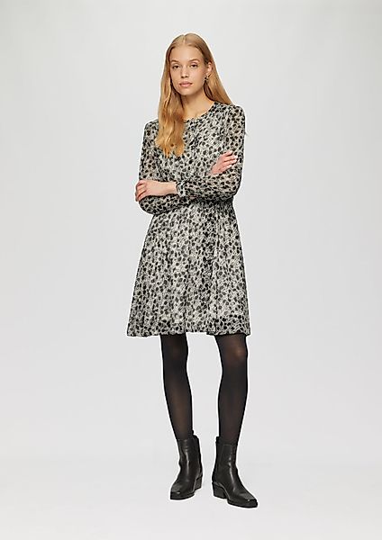 QS Minikleid Kleid Leichtes Chiffonkleid mit günstig online kaufen