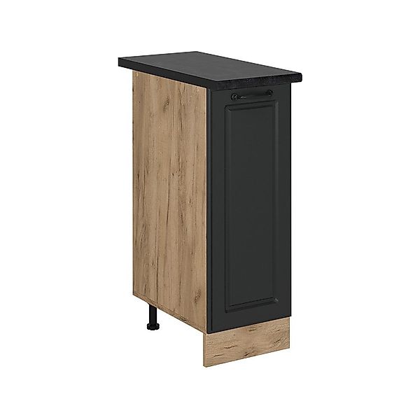 Vicco Apothekerschrank R-Line, Anthrazit Landhaus/Goldkraft Eiche, günstig online kaufen