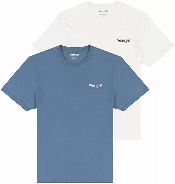 Wrangler T-Shirt Sign Off (Set, 2-tlg., 2er-Pack) günstig online kaufen