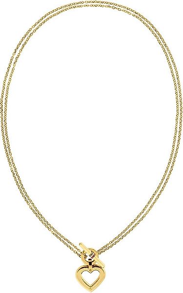 Tommy Hilfiger Kette mit Anhänger TOGGLE HEART, mit Emaille günstig online kaufen