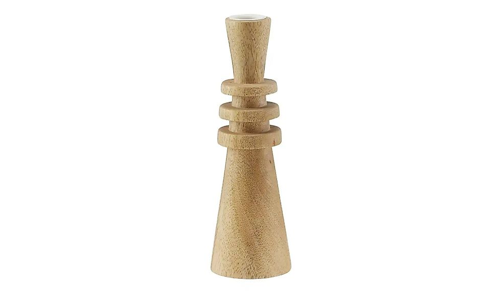 HOME STORY Kerzenhalter   ¦ holzfarben ¦ Holz,Massivholz,Metall ¦ Maße (cm) günstig online kaufen