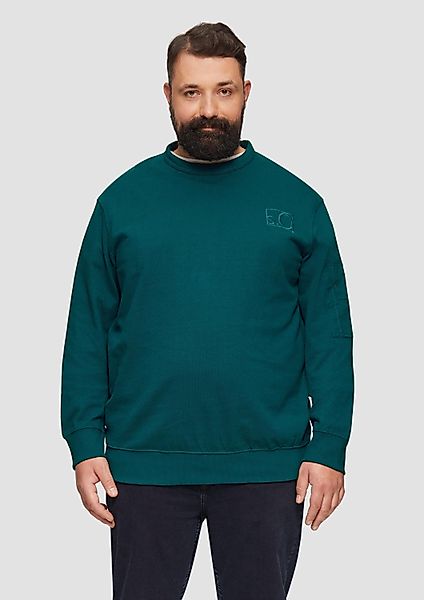 s.Oliver Sweatshirt Sweatshirt Relaxed-Fit-Sweatshirt mit Ärmeltasche günstig online kaufen