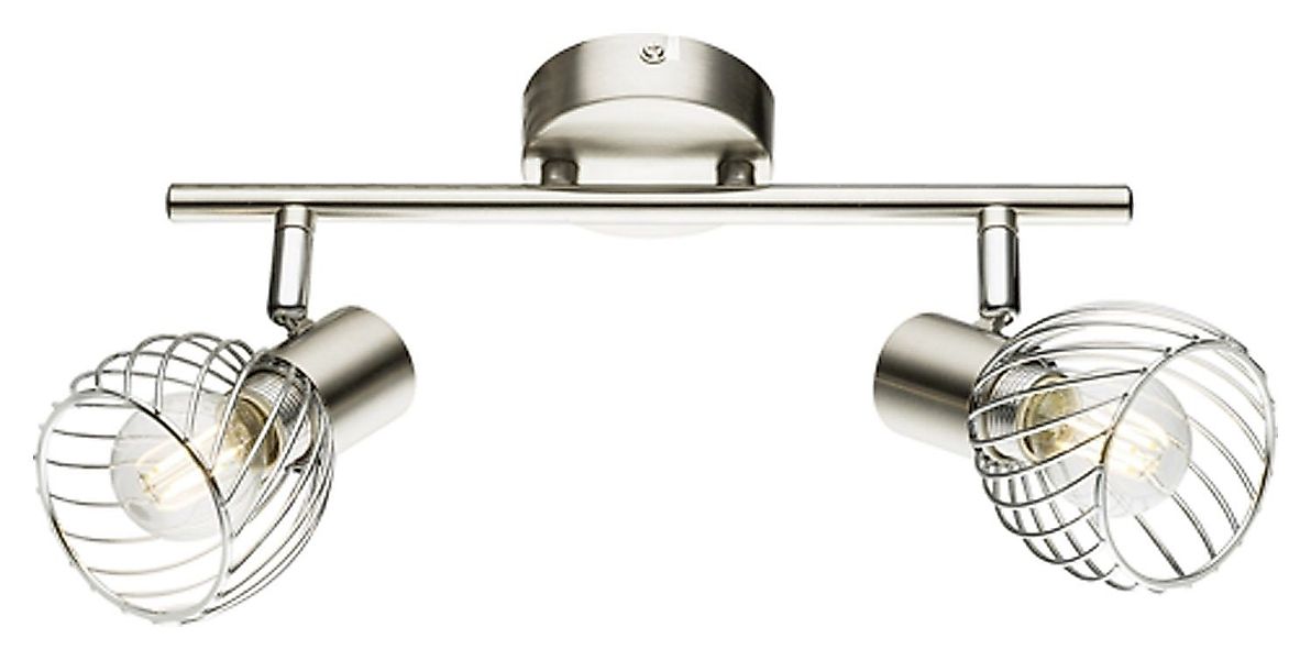 GLOBO LIGHTING Deckenstrahler TEXAS, Nickel matt, günstig online kaufen