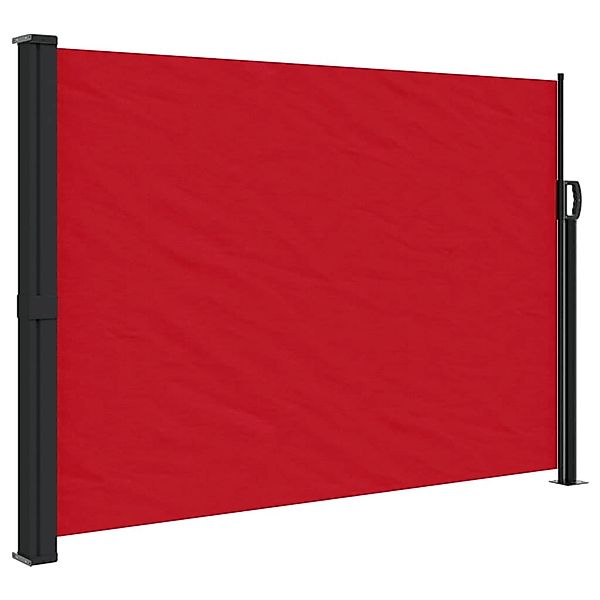 furnicato Seitenmarkise Ausziehbar Rot 140x600 cm günstig online kaufen