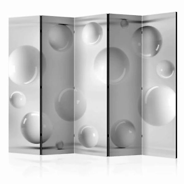 artgeist Paravent Balls II [Room Dividers] schwarz/weiß Gr. 225 x 172 günstig online kaufen