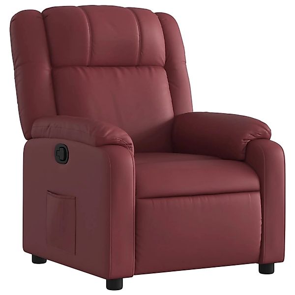 vidaXL Relaxsessel Weinrot Kunstleder 373526 günstig online kaufen