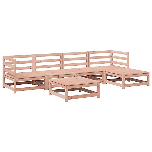 vidaXL 6-Tlg Garten-Sofagarnitur Massivholz Douglasie 3299399 günstig online kaufen