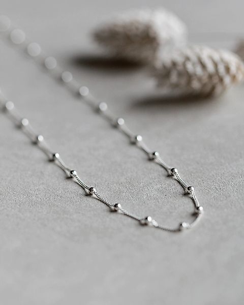 lille mus Silberkette Kette 'Kugeln' 925 günstig online kaufen