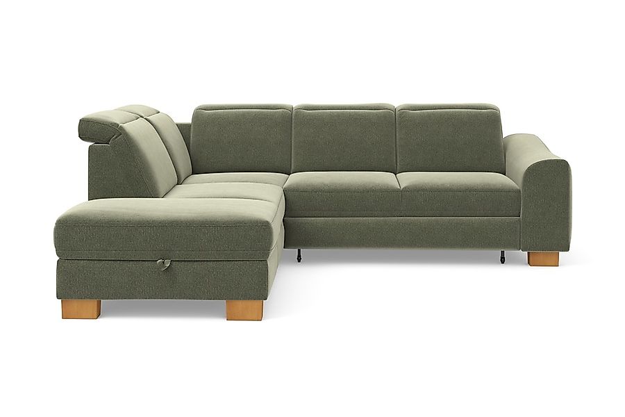 Home affaire Ecksofa »Dundee L-Form«, wahlweise mit Kopfteilverstellung und günstig online kaufen