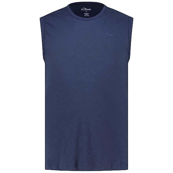 s.Oliver Tanktop aus Baumwolle Farbe blau Größe: 4XL günstig online kaufen