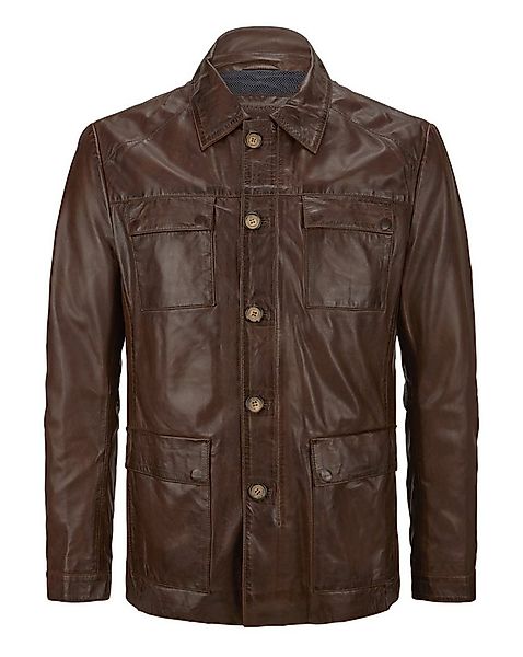 Milestone Lederjacke MSArturo Fieldjacke aus handgewachstem sehr dünnem Lam günstig online kaufen