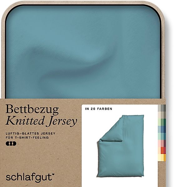 Schlafgut Bettbezug Knitted Jersey uni, aus günstig online kaufen