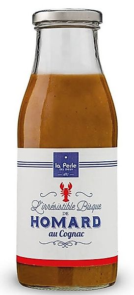 La Perle des Dieux Hummersuppe mit Cognac Bisque de Homard - Glas 470 g günstig online kaufen