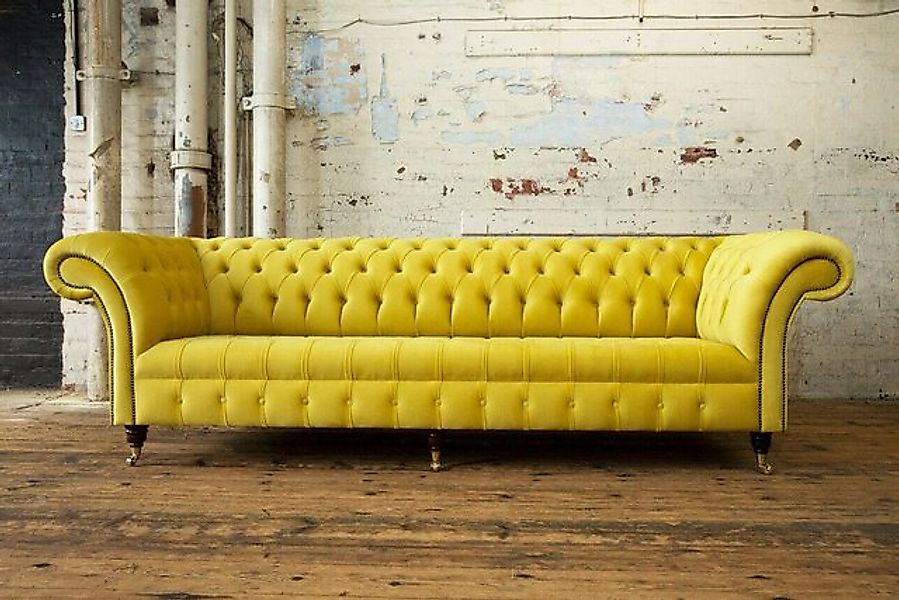 Xlmoebel Sofa Klassisches Textil Chesterfield Sofa mit luxuriöser Polsterun günstig online kaufen