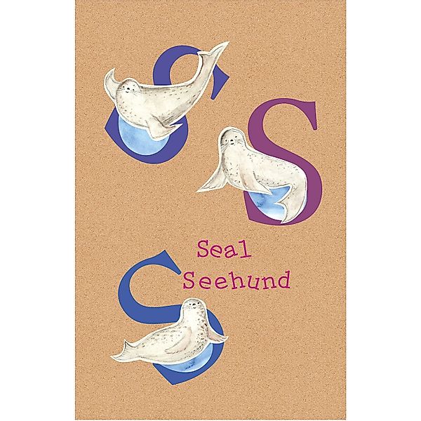 Komar Bild "ABC Animal S" Buchstaben 1 Stk. tlg. Wandbild zur Dekoration - günstig online kaufen