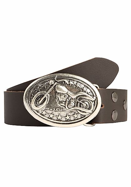 Rettungsring Gürtel Ledergürtel mit austauschbarer Schließe "Bike" günstig online kaufen