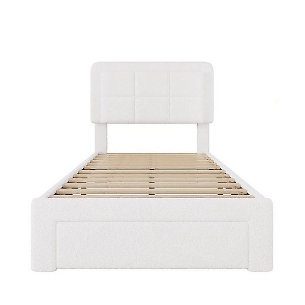 Gotagee Polsterbett Jugendbett Kinderbett 90x200cm LED Doppelbett Stauraumb günstig online kaufen