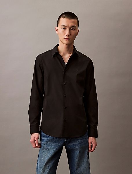 Calvin Klein Businesshemd "LS SOLID STRETCH CLASSIC SHIRT", mit Kentkragen günstig online kaufen