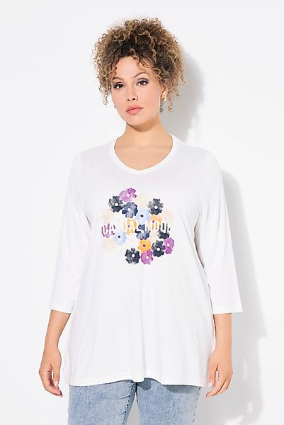 Ulla Popken T-Shirt Shirt Blüten Classic günstig online kaufen