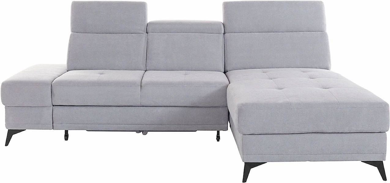 INOSIGN Ecksofa "Cardiz L-Form", inkl.Kopfteilverstellung und Federkern wah günstig online kaufen