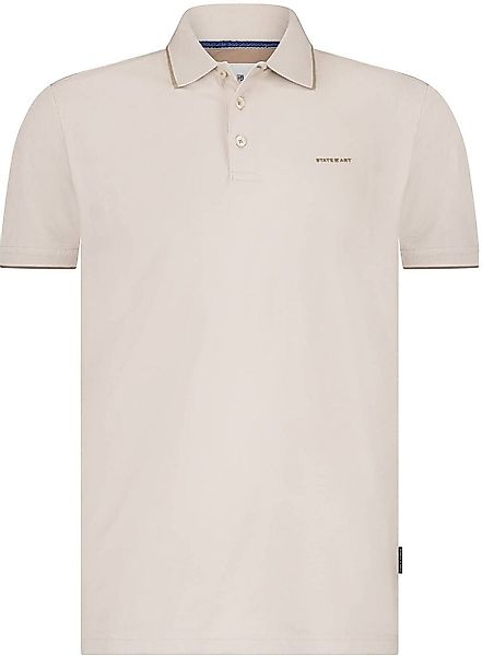 State of Art Poloshirt Piqué Greige - Größe 4XL günstig online kaufen