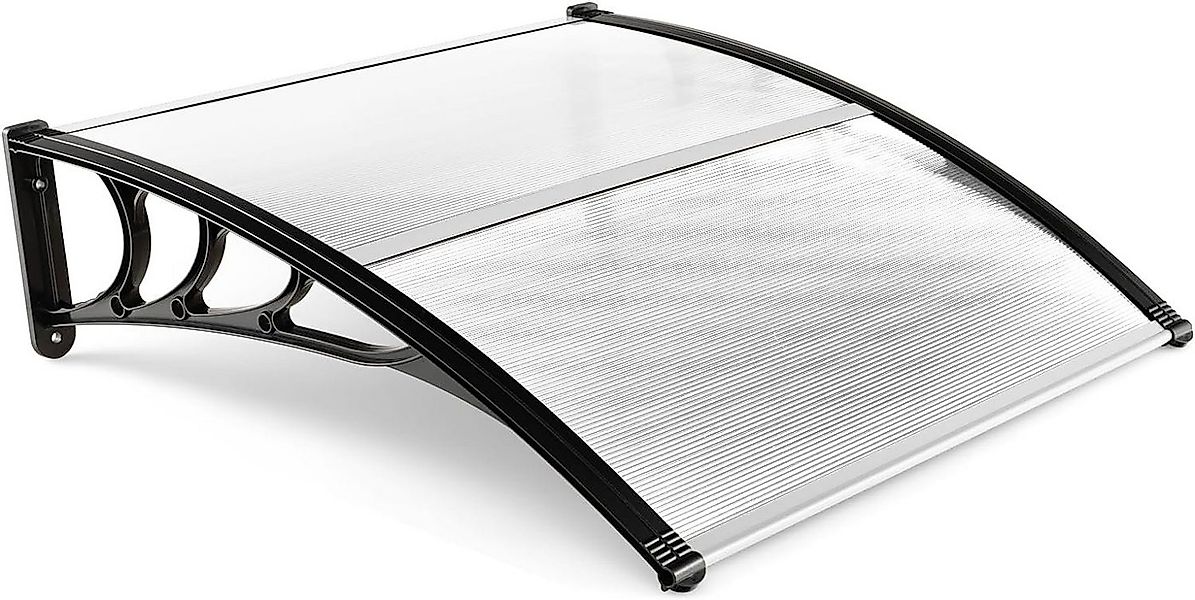 KOMFOTTEU Vordach für Haustür, 5mm Dicker Haustürdach, 102/122/199 × 99 cm günstig online kaufen