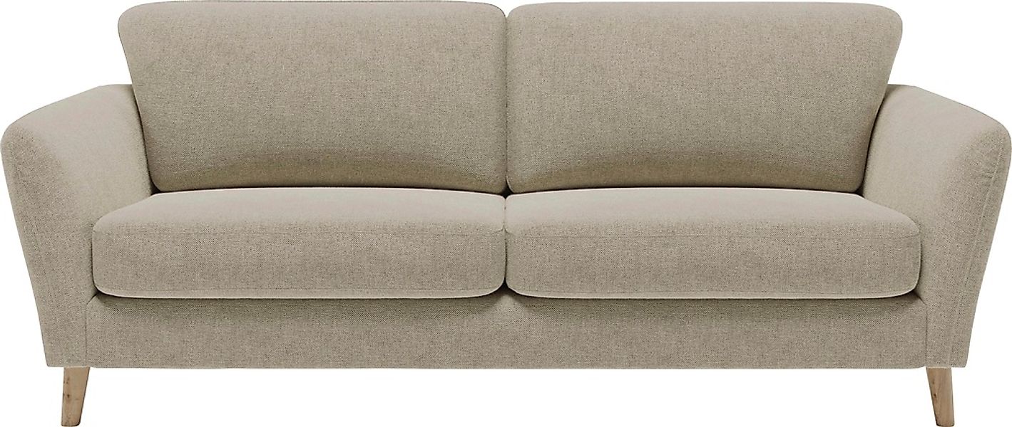 Home affaire 3-Sitzer »MARSEILLE 3er Sofa 206 cm, Cord, Flachgewebe, Strukt günstig online kaufen