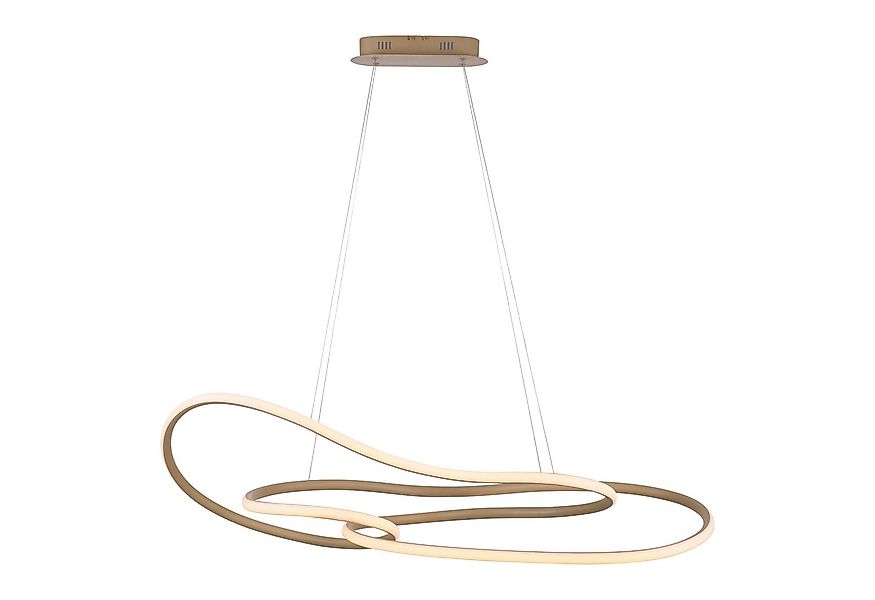 Paul Neuhaus LED Pendelleuchte TWIST, Memoryfunktion, LED fest integriert, günstig online kaufen