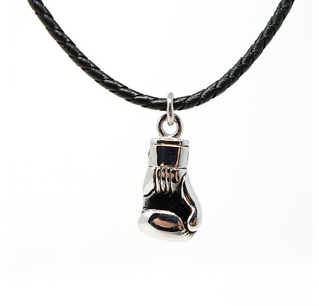 DALMARO Edelstahlkette Lederkette Edelstahl 316 BOXING GLOVE, Herren Biker günstig online kaufen