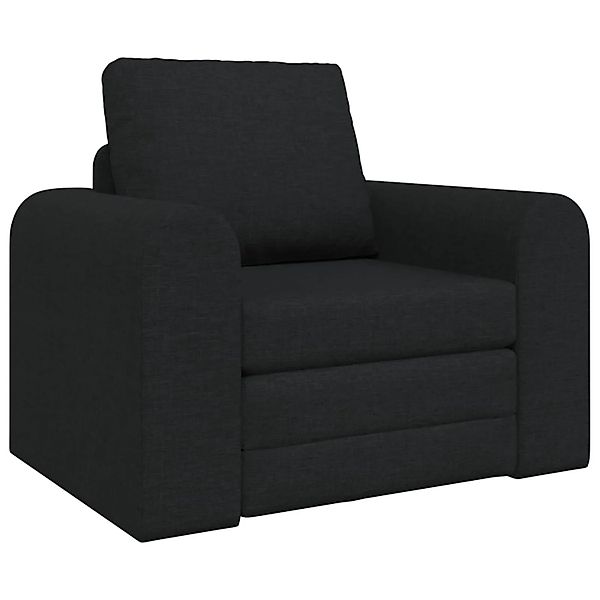 vidaXL Klappsofa Bett Schwarz 98 x 71 x 83 cm Stoff 42030502 günstig online kaufen