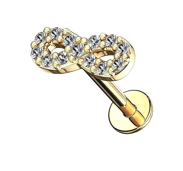 Taffstyle Piercing-Set Tragus Knorpel Labret Piercing Kristall Unendlich Ze günstig online kaufen