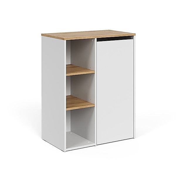 Vicco Wäscheschrank Viktor, Weiß/Artisan, 68 x günstig online kaufen