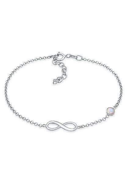 Elli Armband Infinity Unendlich Zeichen Mondstein 925 Silber günstig online kaufen