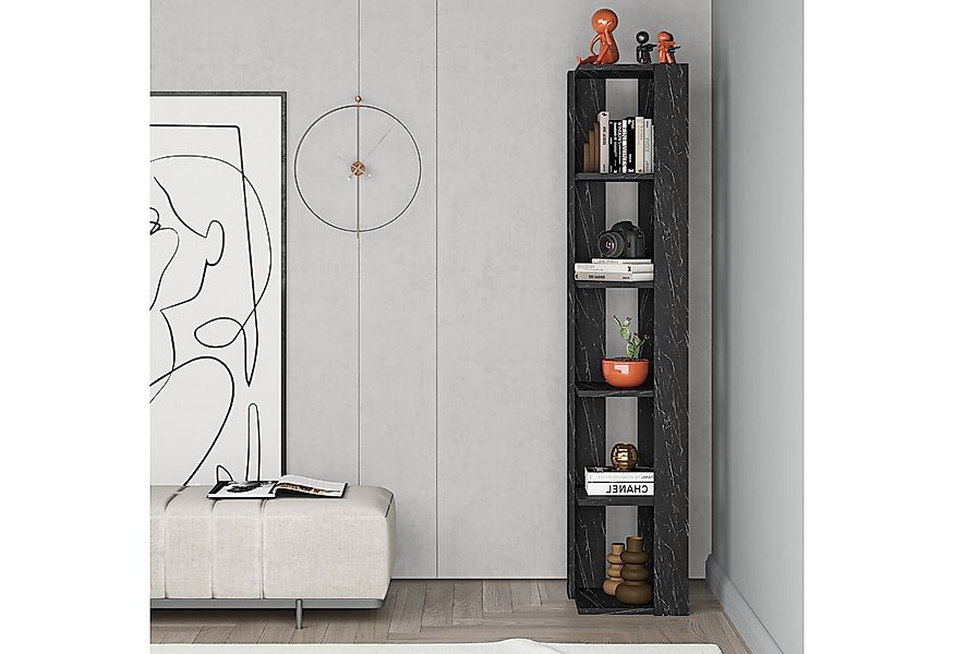 Decortie Eckregal Nati, Eck-Bücherregal, 34 x 34 x 161 cm günstig online kaufen