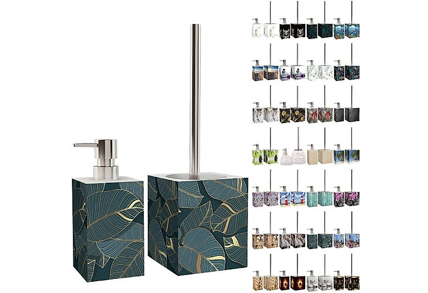 Sanilo Badaccessoire-Set mit Motiv, viele schöne Seifenspender und WC Bürst günstig online kaufen