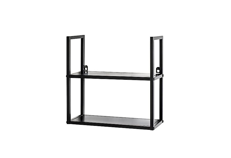 HAKU Wandregal Wandregal in schwarz - Metall - H. 36cm x B. 36cm - Ablagere günstig online kaufen
