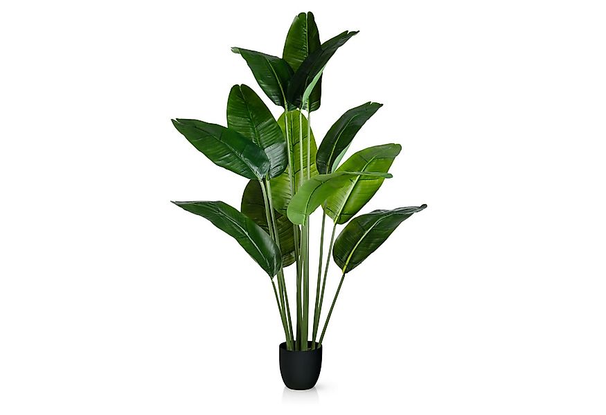 Kunstpalme Künstlicher Bananenbaum mit Topf, Kunstpflanze, Kunstbaum Banane günstig online kaufen
