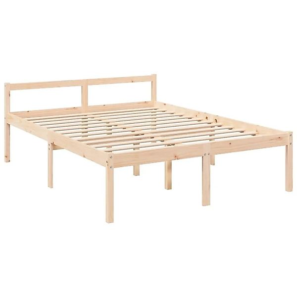 vidaXL Seniorenbett 160x200 cm Massivholz Kiefer 810624 günstig online kaufen