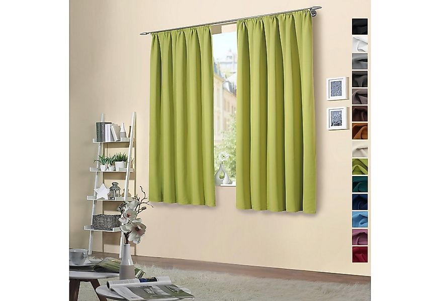 heimtexland Verdunkelungsvorhang Verdunklungsgardinen Thermo Vorhänge blick günstig online kaufen