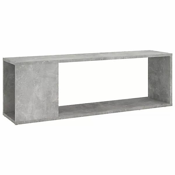 Tv-schrank Betongrau 100x24x32 Cm Spanplatte günstig online kaufen